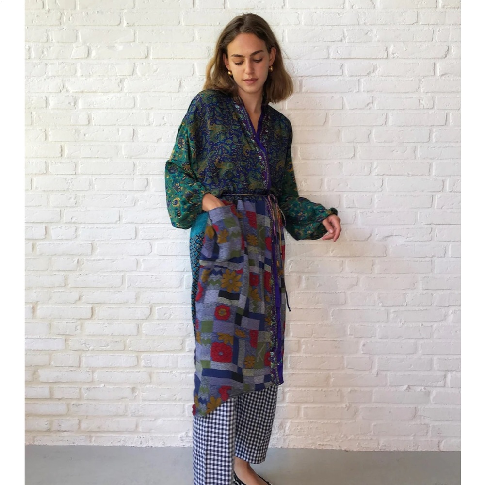 Sissel Edelbo “Pocket Long SILK Kimono”